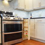 shaker style white cabinetry