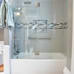 bath design with bathtub shower combination