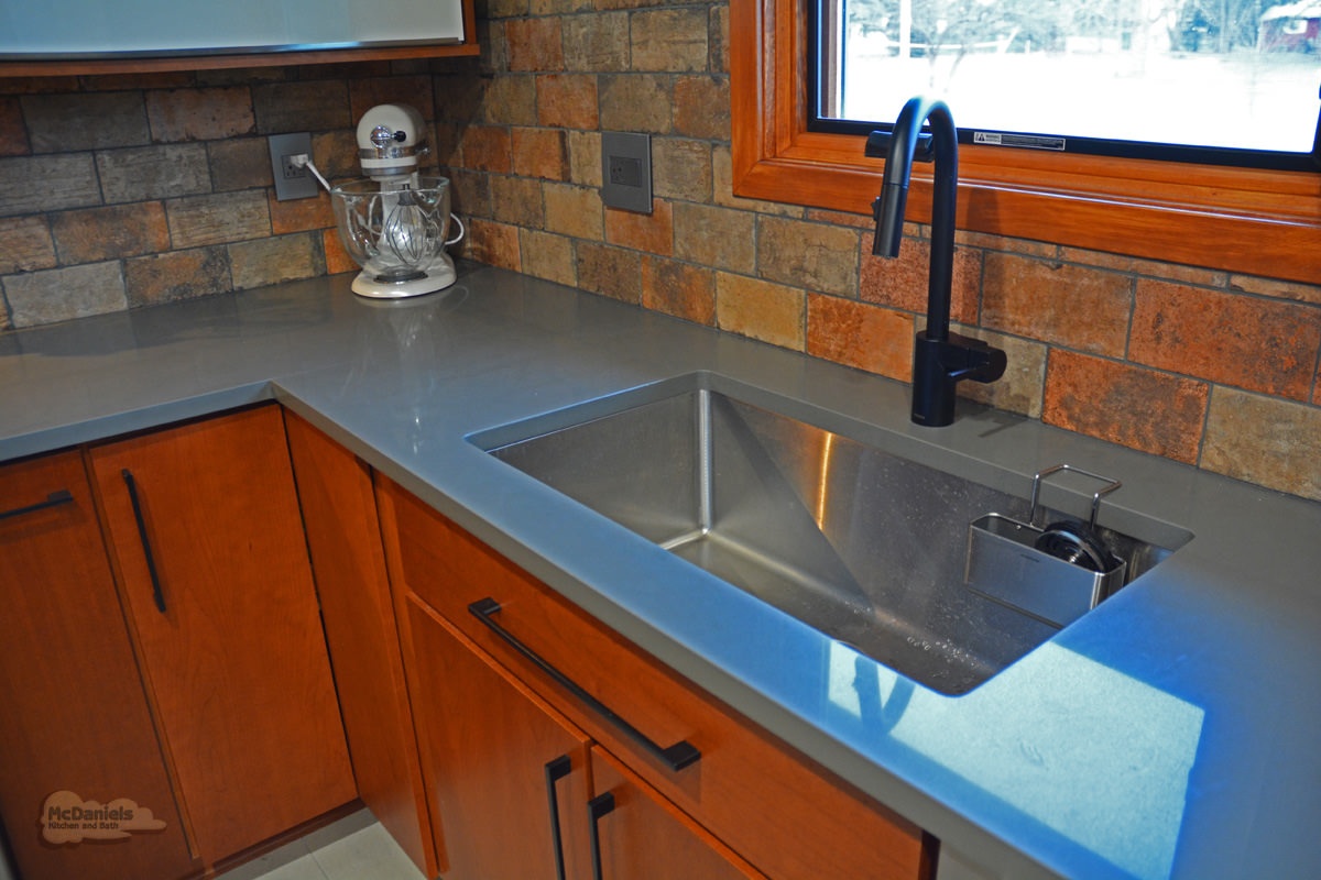 large undermount kitchen sink