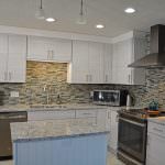 white slab cabinetry