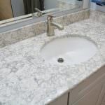 vanity countertop and sink