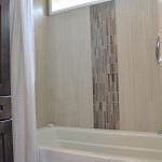 bathtub shower with tile design