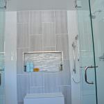 large curbless shower design