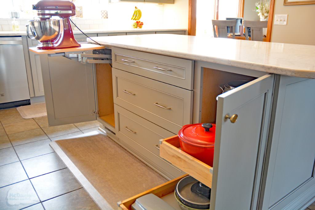 kitchen design with custom storage