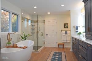 spa style bath design