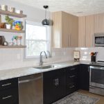 two-tone kitchen cabinet design